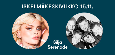 Erika Vikman sekä Hurma 15.11.2023 Silja Serenaden Iskelmäkeskiviikkoristeilyllä
