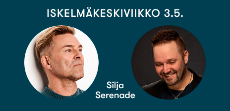 Ressu Redford sekä Antti Ahopelto & Etiketti 3.5.2023 Silja Serenaden Iskelmäkeskiviikkoristeilyllä