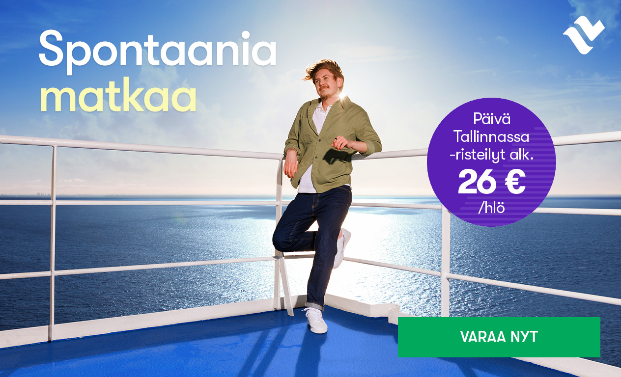 Päivä Tallinnassa -risteily alk. 26 €/hlö - Spontaania matkaa!